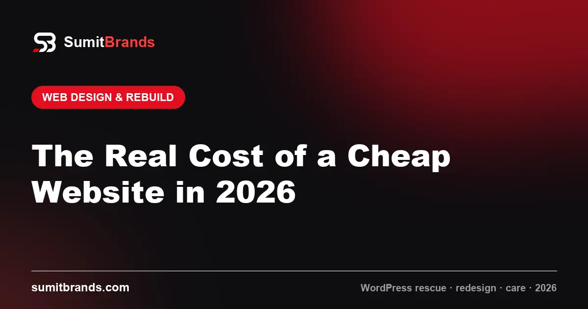 The Real Cost of a Cheap Website in 2026
