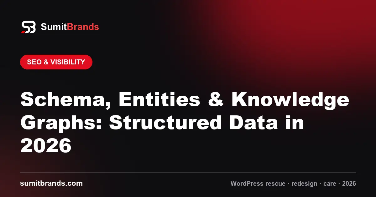 Schema, Entities & Knowledge Graphs: Structured Data in 2026